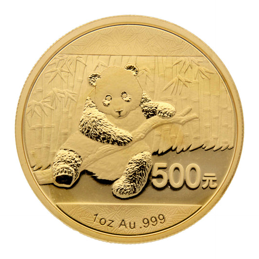 1 oz Gold Coin - Chinese Panda - Random Year - .999 Au China Mint