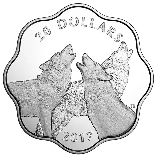 $20 Fine Silver Coin - Master of the Land: The Timber Wolf (2017)