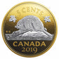 Five Cent (5c) - Big Coin Series - 2019 Canada Pure Silver Reverse Gold Plating - Royal Canadian Mint