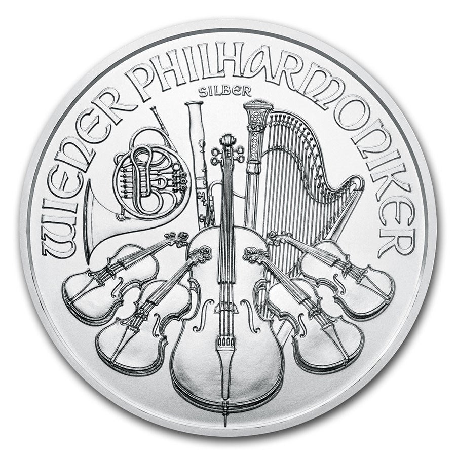 1 oz 2023 Silver Philharmonic Coin - .999 Ag - Austrian Mint