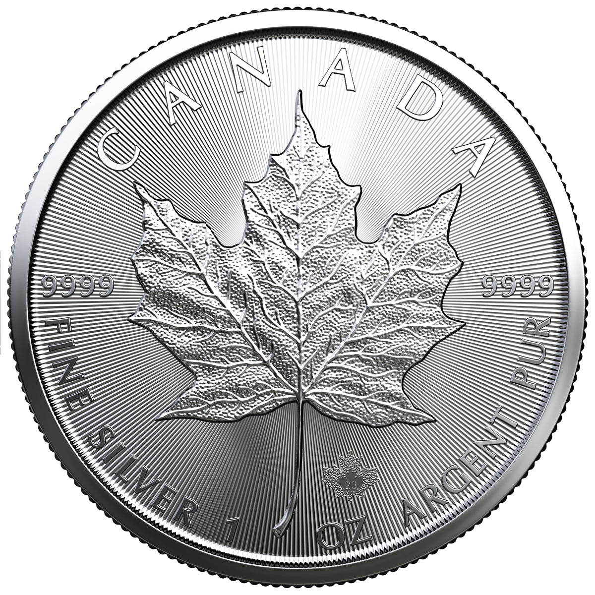 1 oz Silver Coin - 2023 Maple Leaf - Royal Canadian Mint - RCM .9999 Ag