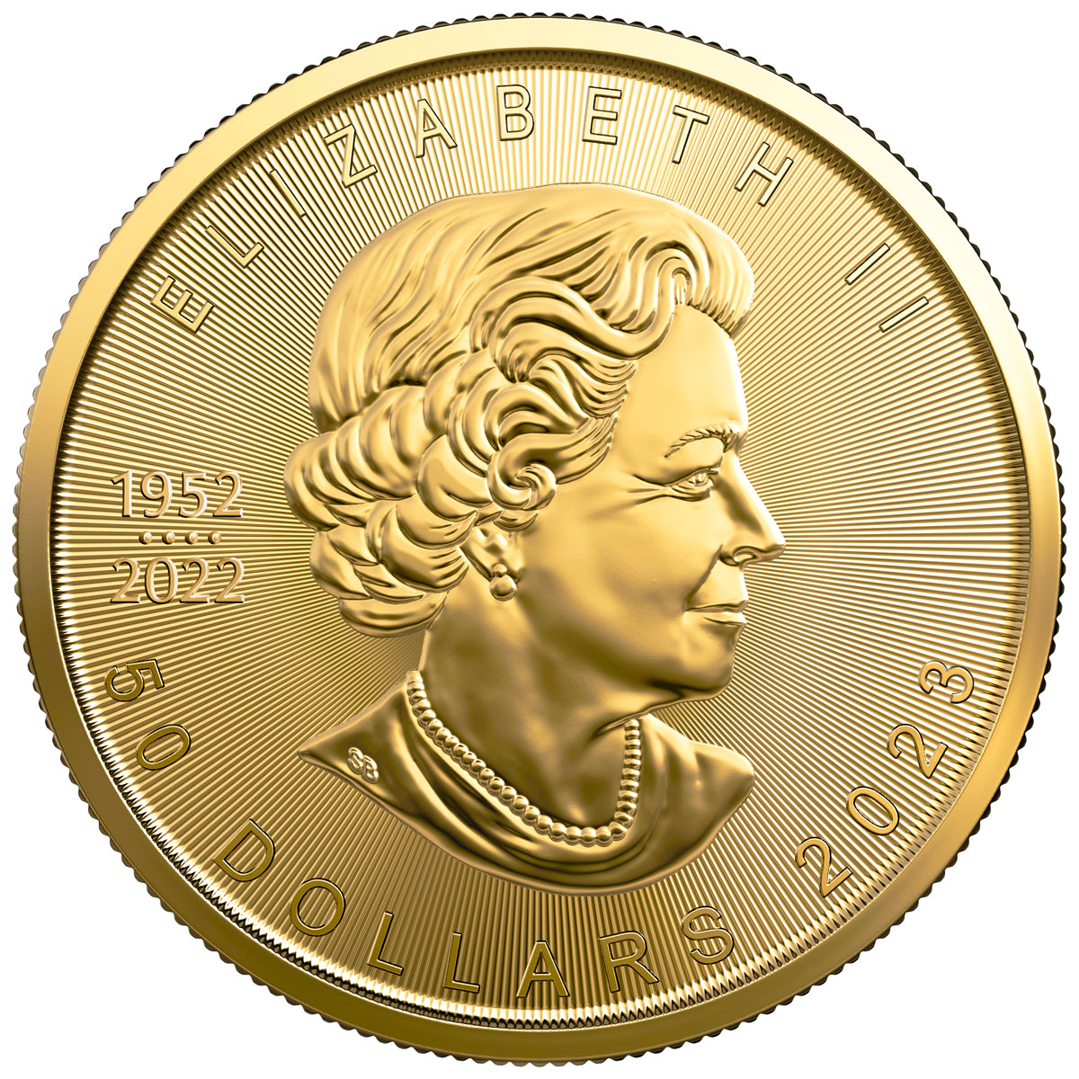 1 oz Gold Coin - 2023 Gold Maple Leaf - Royal Canadian Mint - RCM .9999 Au