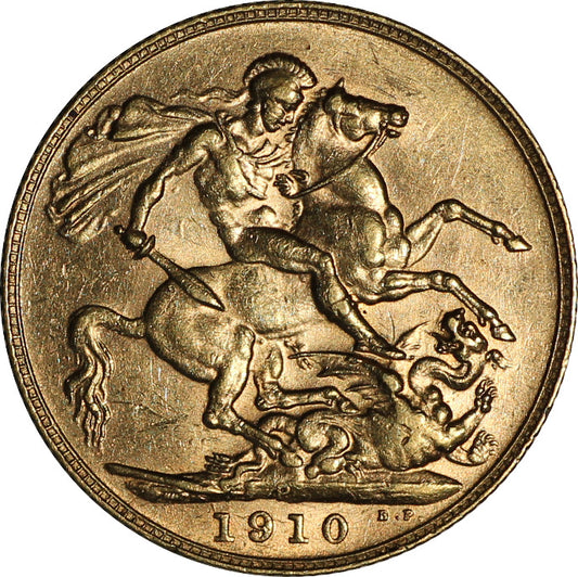 Gold Sovereign Coin - Random Year Edward - .9167 Au - United Kingdom