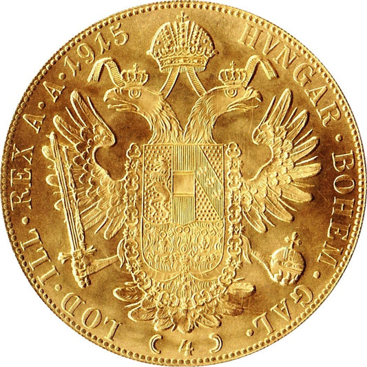 4 Ducat Gold Coin - Franz Joseph I - Austria - Random Year - .986 Au