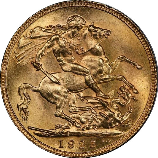 Gold Sovereign Coin - Random Year George - .9167 Au - United Kingdom