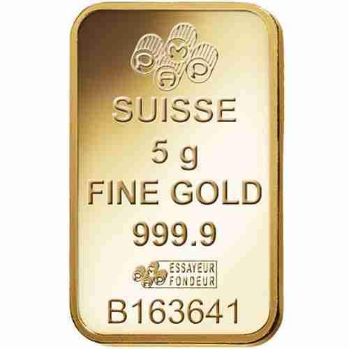 Buy 5 Gram Gold PAMP Suisse Bar Lady Fortuna Series 5g PAMP