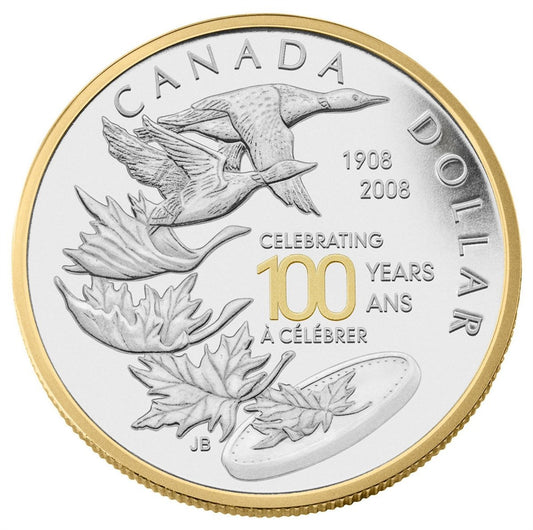 100th Anniversary of The Royal Canadian Mint - Special Edition Proof Sterling Silver Dollar (2008)