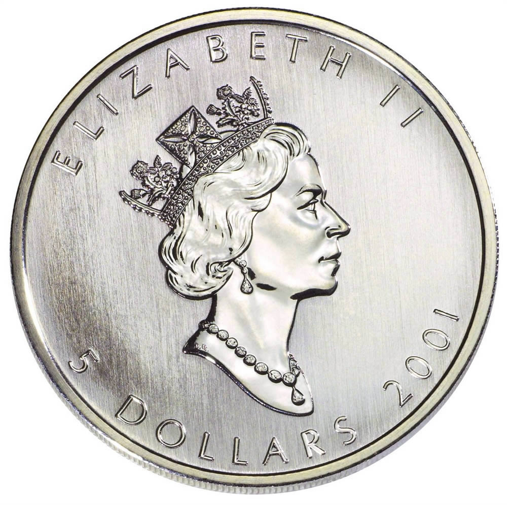 $5 Coloured Maple Leaf: Autumn - 1 oz. Pure Silver Coin (2001 