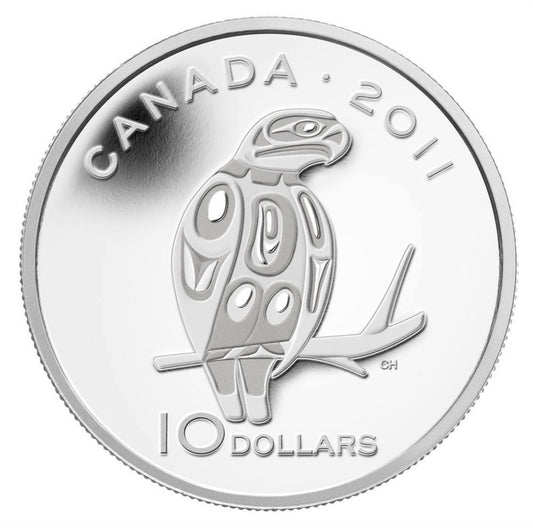 1/2 oz Fine Silver Coin - Peregrine Falcon (2011)