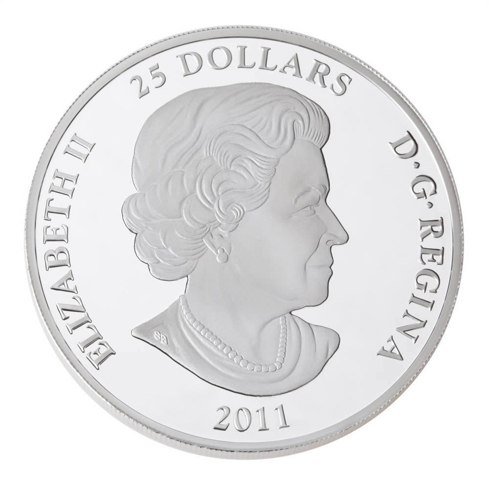 Fine Silver Coin - Toronto City Map (2011)