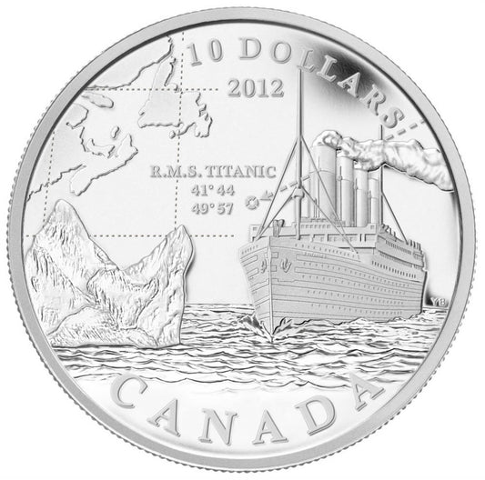 $10 R.M.S. Titanic - 1/2 oz Fine Silver Coin (2012)