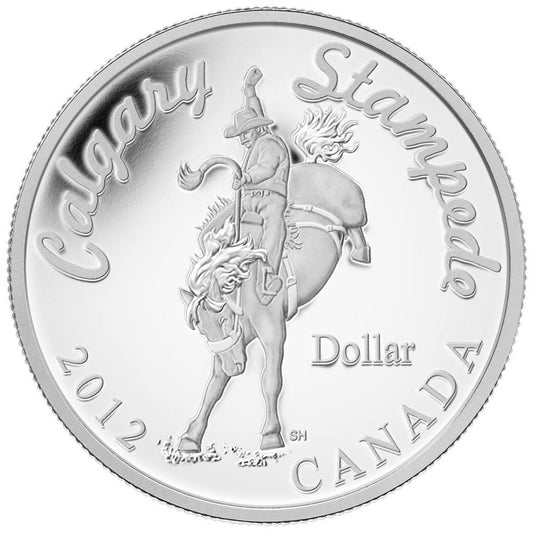 100 Years of the Calgary Stampede - Limited Edition Fine Silver Dollar (2012)
