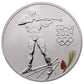1-oz Sterling Silver 3-Roubles Coin - Biathlon: Sochi 2014 Winter Olympics