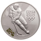 1-oz Sterling Silver 3-Roubles Coin - Hockey: Sochi 2014 Winter Olympics