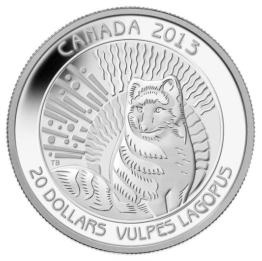 Pure Silver Coin - Arctic Fox (2013)
