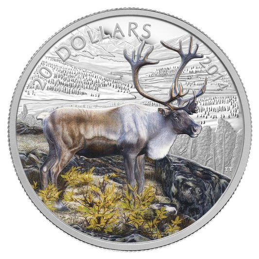 1 oz. Fine Silver Coin - The Caribou - Mintage: 8,500 (2014)