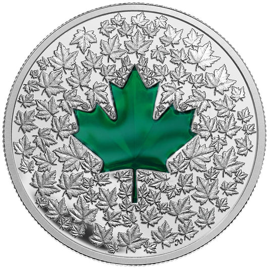 1 oz. Fine Silver Coin - Maple Leaf Impression - Mintage: 7,500 (2014)