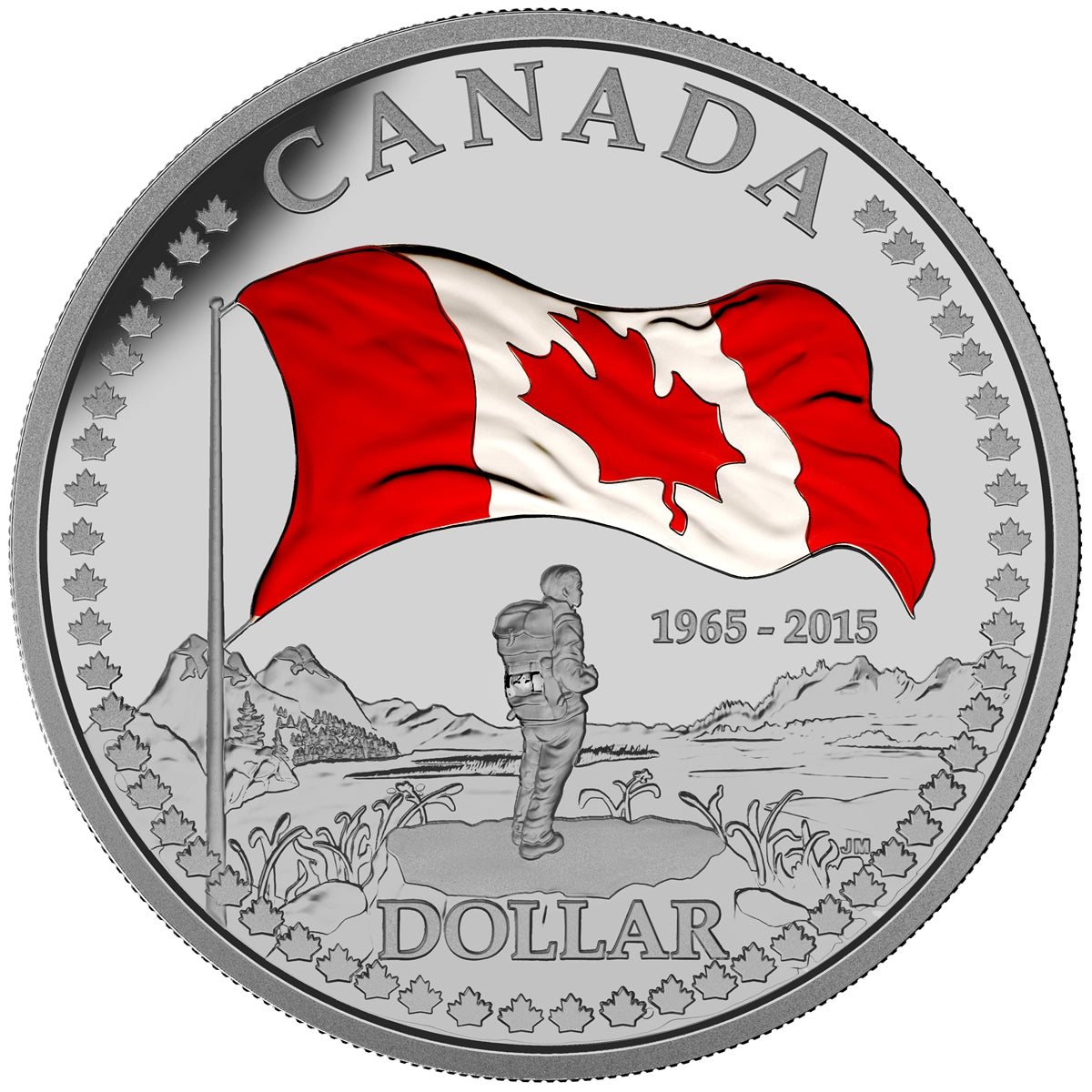 50th Anniversary of the Canadian Flag - Fine Silver Proof Set (2015)