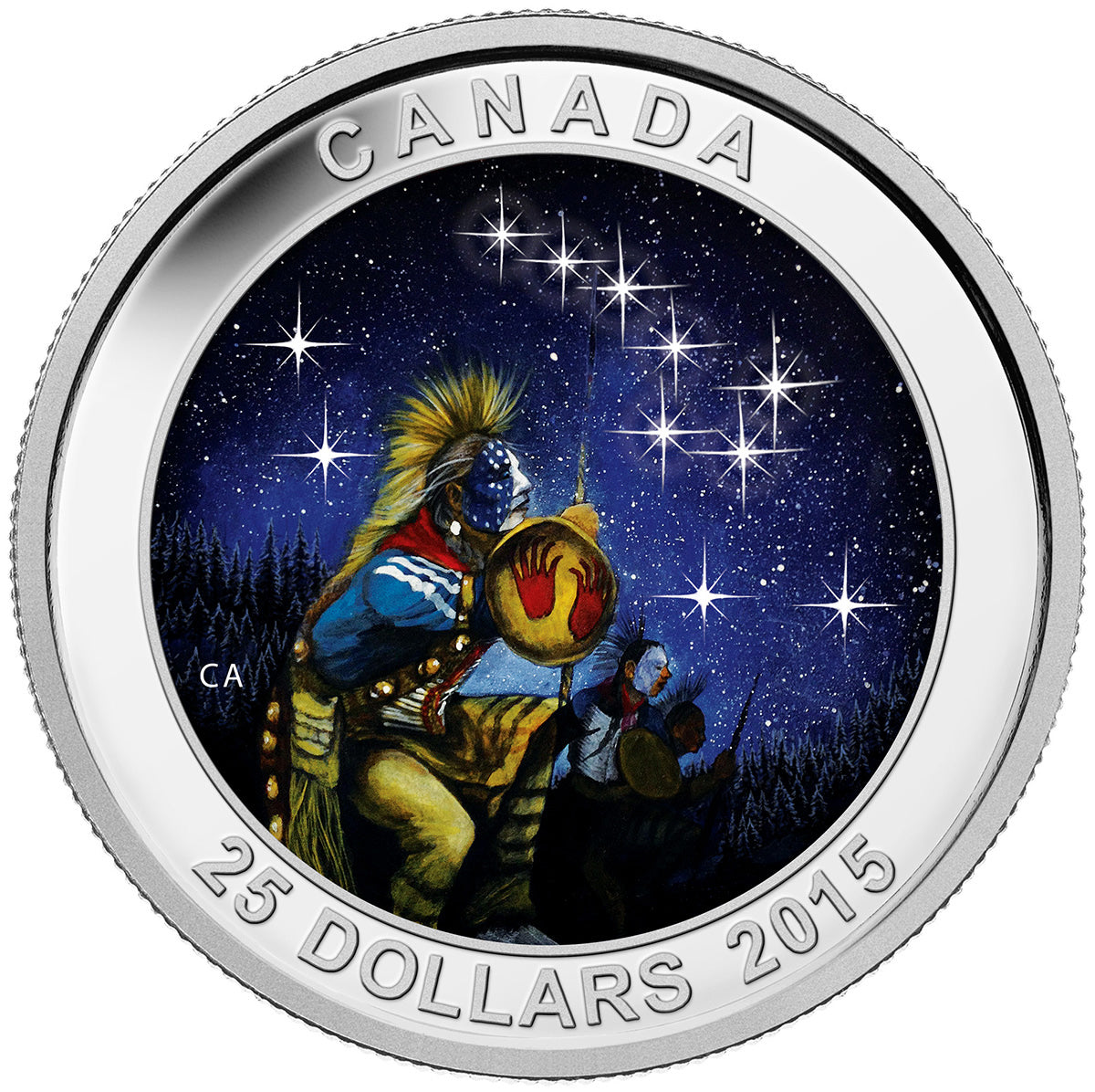 Fine Silver Glow-in-the-Dark Coin – Star Charts: The Quest – Mintage: 7,500 (2015)