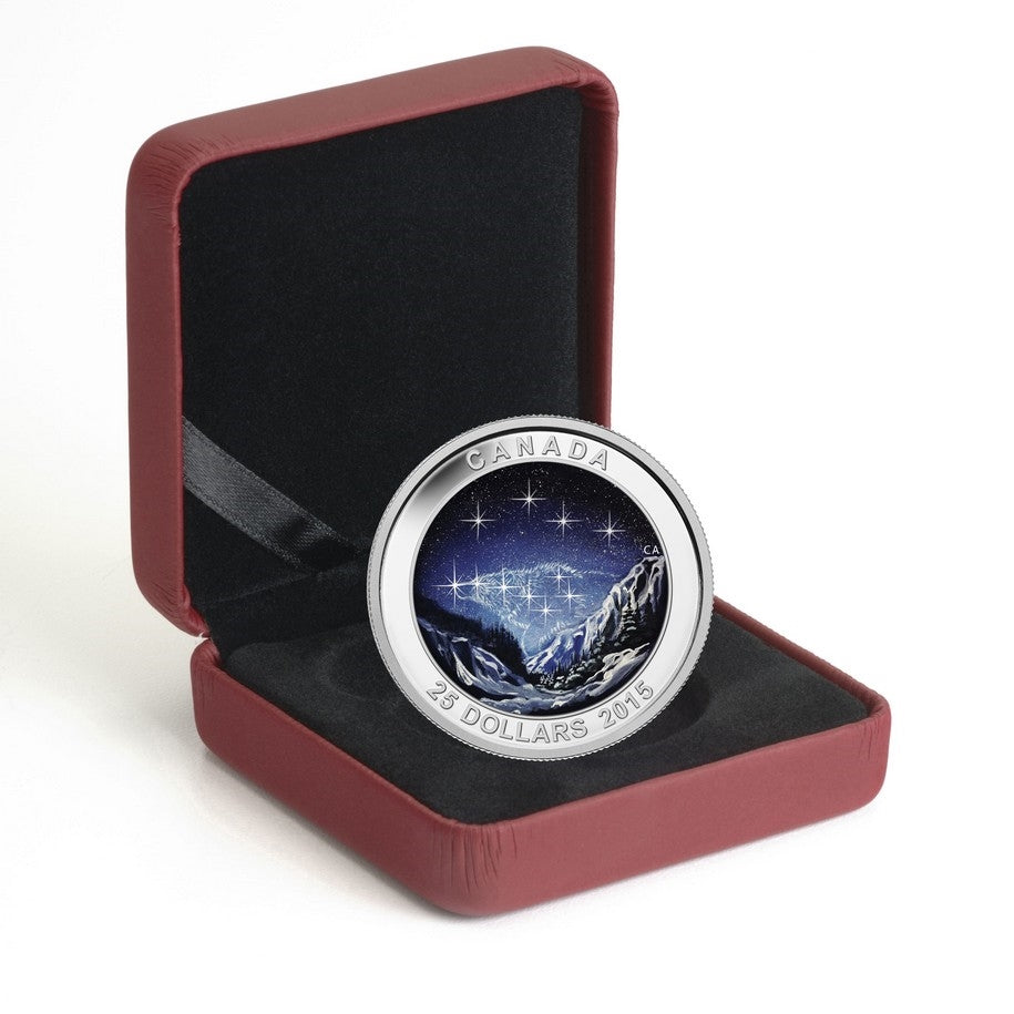 Fine Silver Glow-in-the-Dark Coin - Star Charts: The Eternal Pursuit - Mintage: 7,500 (2015)