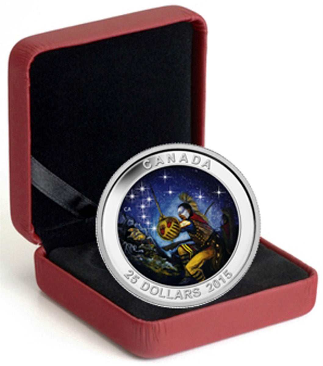 Fine Silver Glow-in-the-Dark Coin – Star Charts: The Wounded Bear – Mintage: 7,500 (2015)