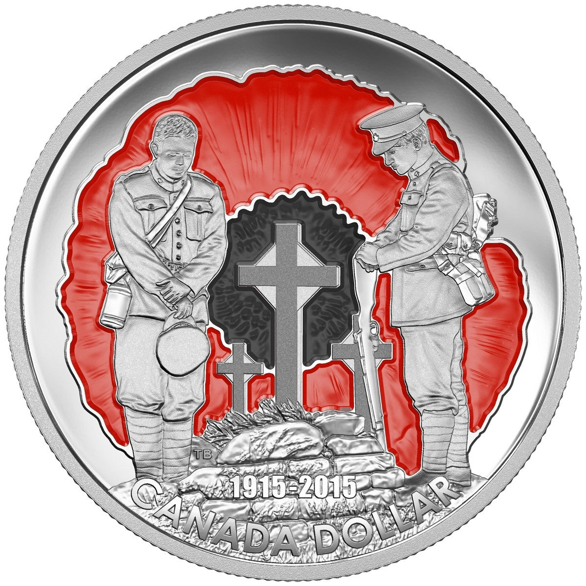 100th Anniversary of In Flanders Fields - Limited Edition Proof Silver Dollar (2015)