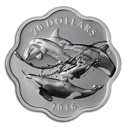 $20 Fine Silver Coin - Master of the Sea: The Orca (2016)