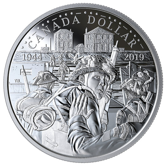 75th Anniversary of D-Day - Proof Silver Dollar (2019)