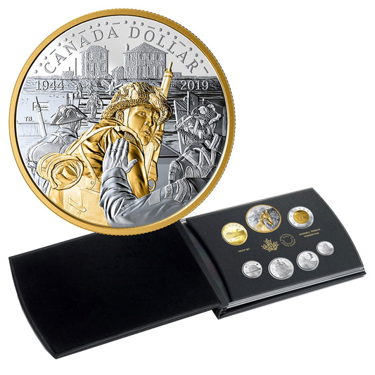 75th Anniversary of D-Day - Pure Silver Proof Set (2019)