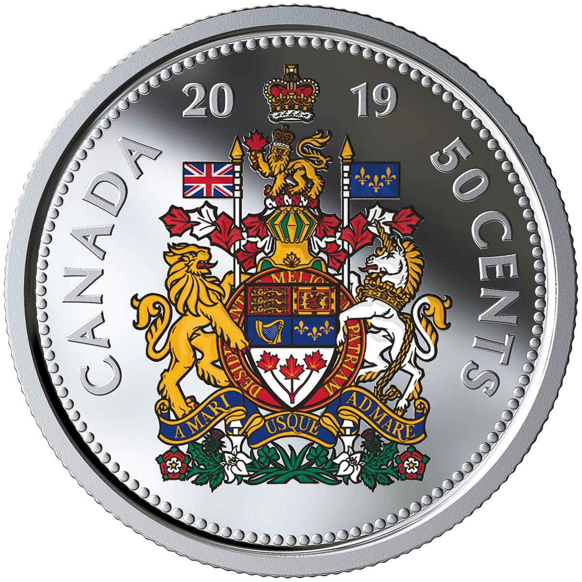 Classic Canadian Coins - Pure Silver Colourised Coin Set (2019)