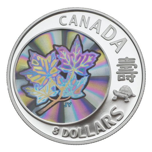 $8 Maple of Long Life - Fine Silver Coin (2007)