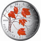 $5 Coloured Maple Leaf: Winter - 1 oz. Pure Silver Coin (2004)