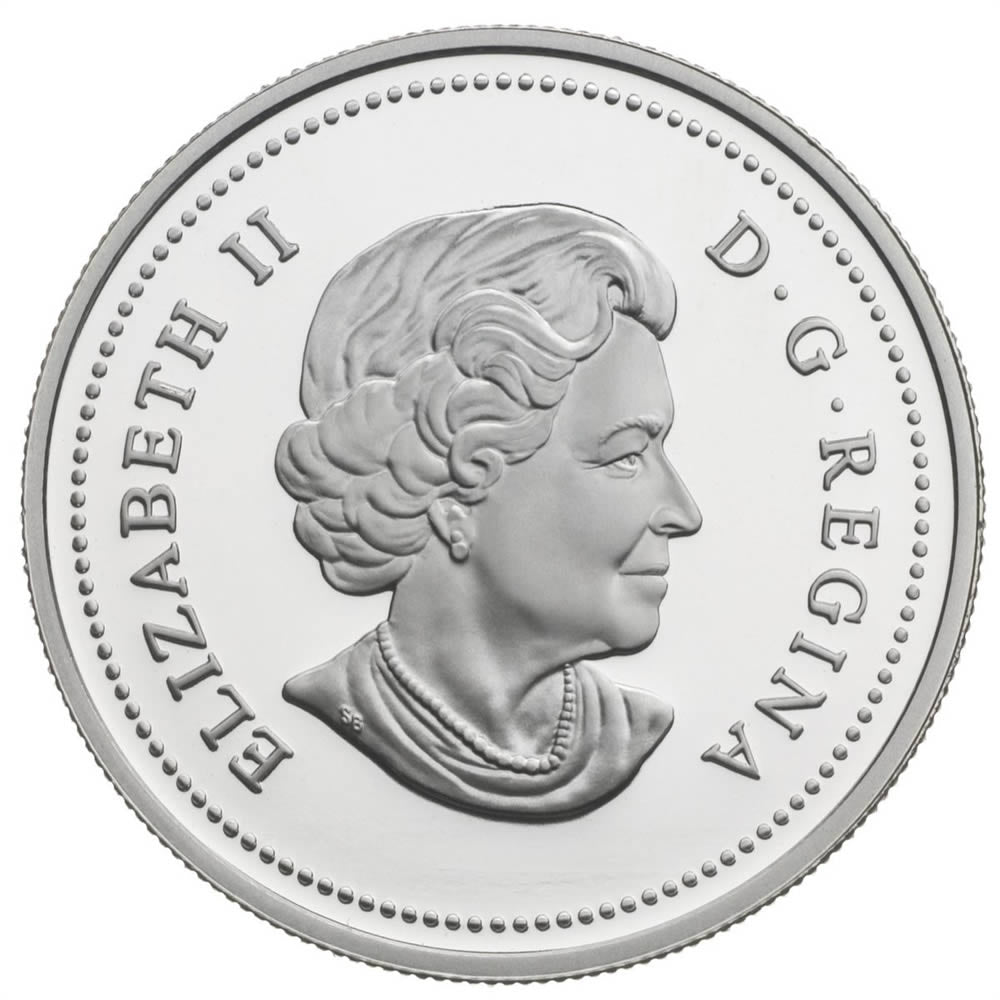 40th Anniversary of Canada's National Flag - Pure Proof Silver Dollar (2005)