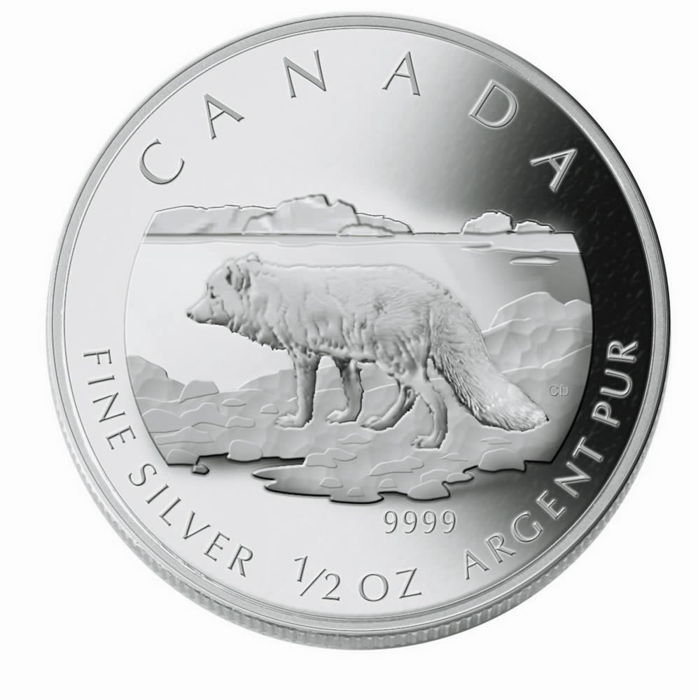 Arctic Fox Silver Fractional Proof Coin Set (2004)