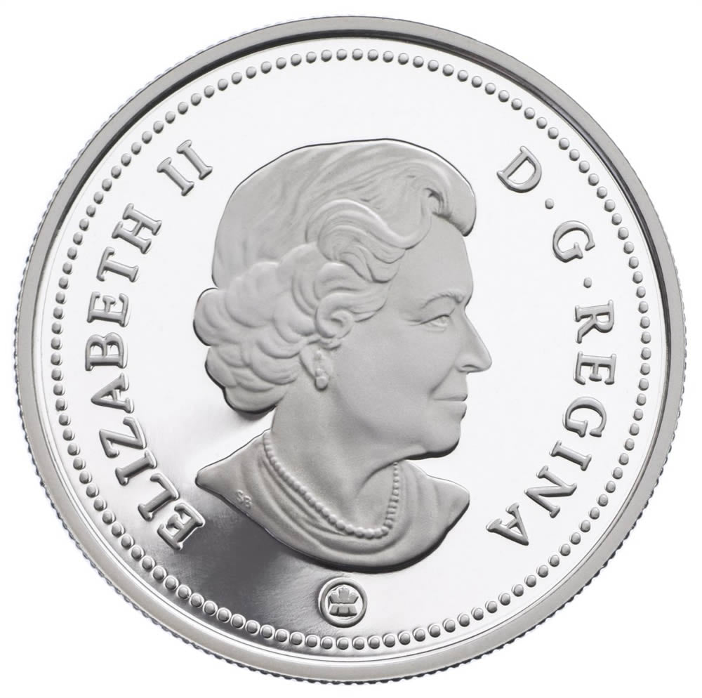Limited Edition Canadian $1 Medal of Bravery with Enamel-Effect - Pure Proof Silver Dollar (2006)