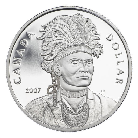 Thayendanegea (Joseph Brant) - Proof Sterling Silver Dollar (2007)