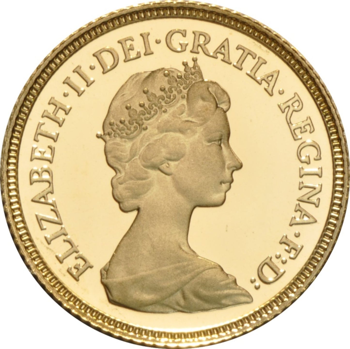 Gold 1/2 Sovereign Coin - Random Year Elizabeth - .9167 Au - United Kingdom