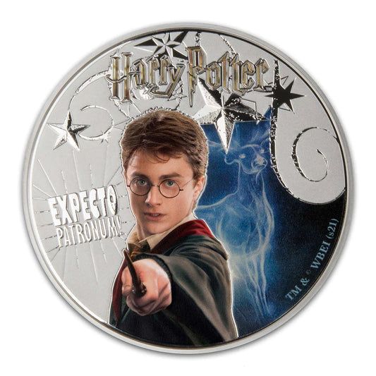Harry Potter: The Patronus Charm - 5 oz. Pure Silver Coin (2021)