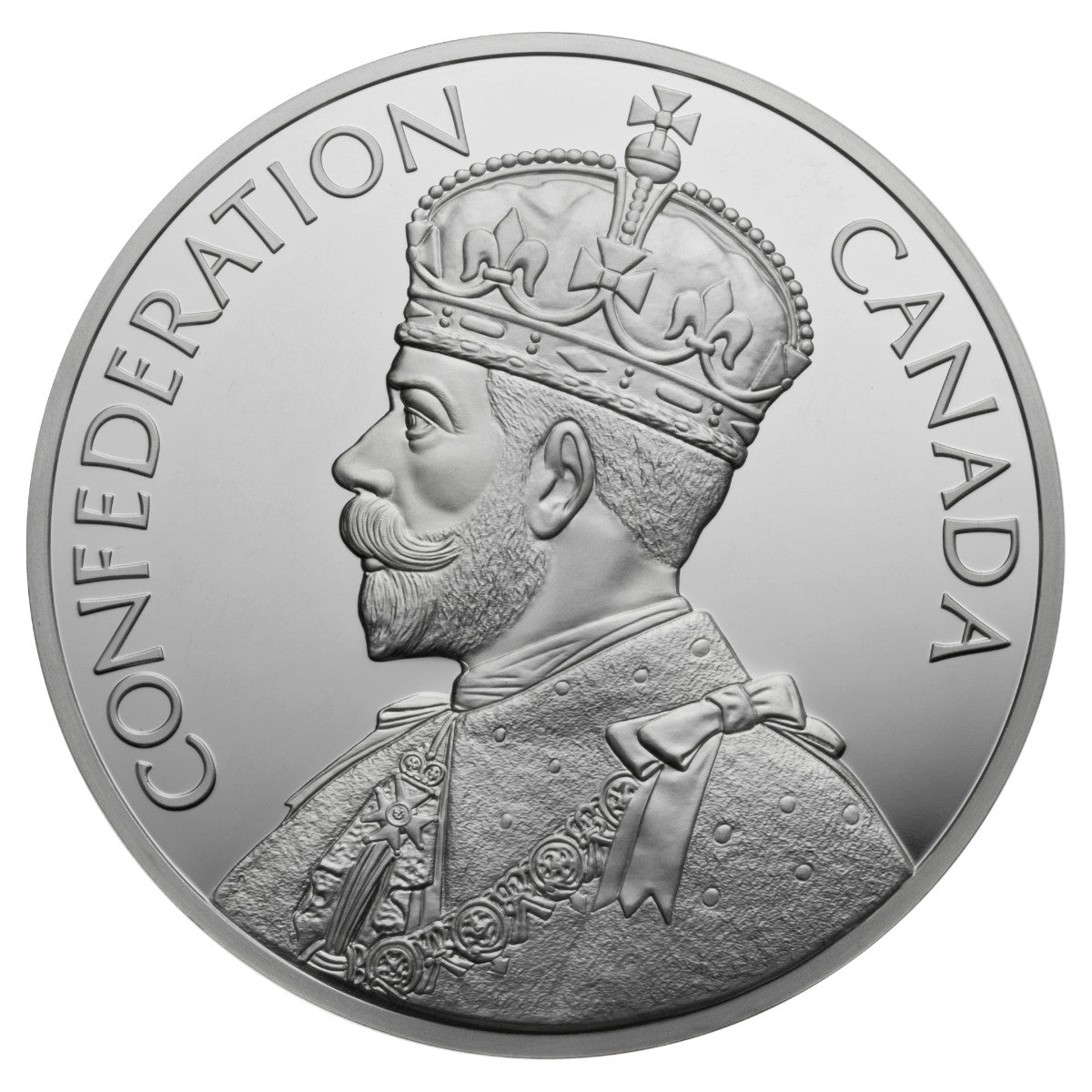 Diamond Jubilee 1867-1927 Confederation Medal - 2017 Canada 10 oz Pure Silver Coin - Canadian Heritage Mint