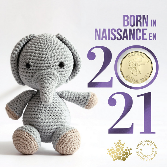 Baby Gift Card Set - 2021 Canada 5-Coin Set - Royal Canadian Mint