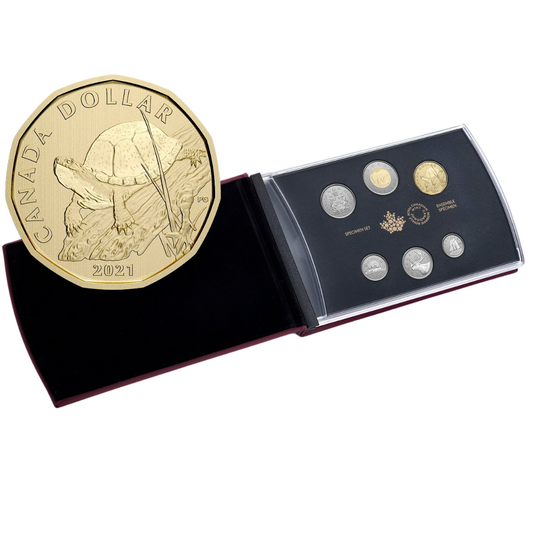 Blanding's Turtle Set - 2021 Canada 6-Coin Specimen Set - Royal Canadian Mint