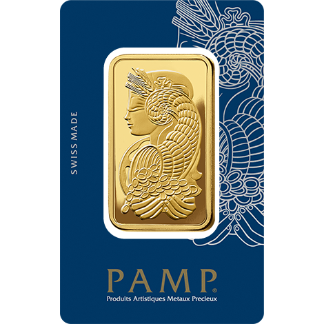 Buy 50 G Lady Fortuna Gold PAMP Suisse Bar
