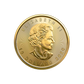 Buy Quarter Oz Gold Maple Leaf Coin Royal Canadian Mint Obverse