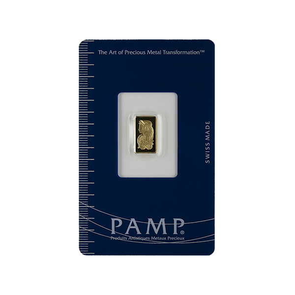 Buy 1 Gram Gold PAMP Suisse Bar Lady Fortuna Series 1g PAMP