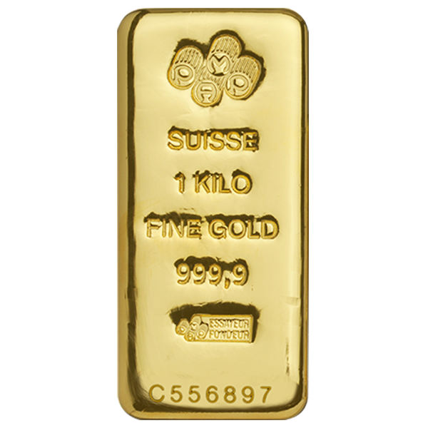 Buy 1 kg Gold Bar PAMP Suisse Cast Authentication Buy 1 kg Gold Cast Bar