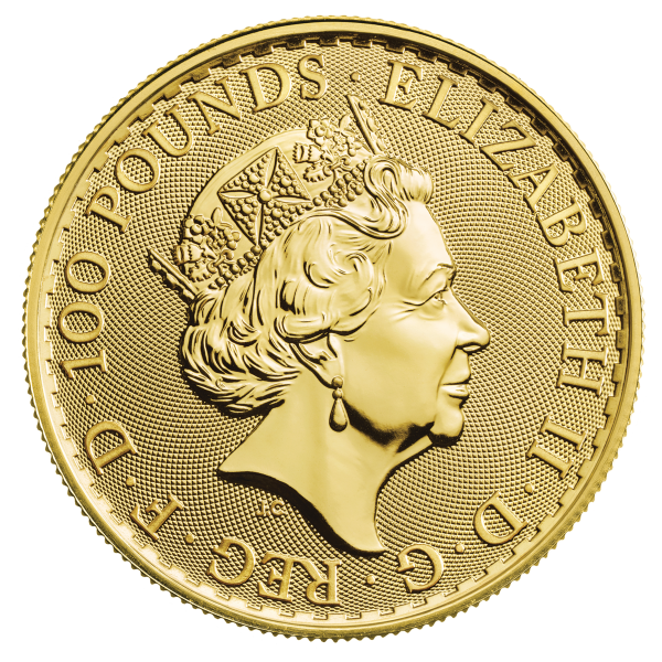 Buy 2022 1 Oz Gold Britannia Coin Royal Mint Obverse