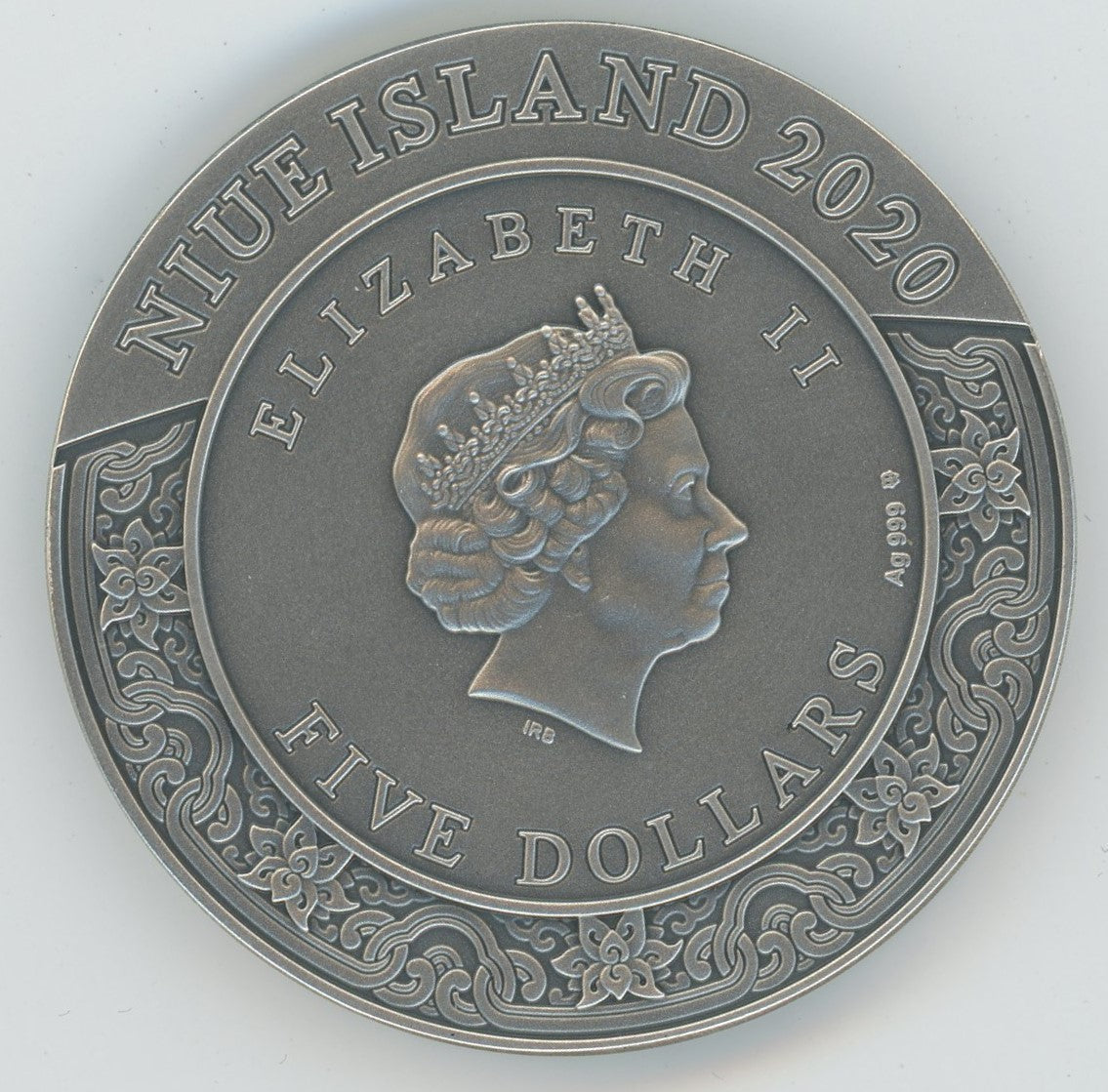 2020 - Duowentian - Vaisravana - Four Heavenly Kings - 2 oz Ultra High Relief Silver Coin - Mint of Poland - Niue