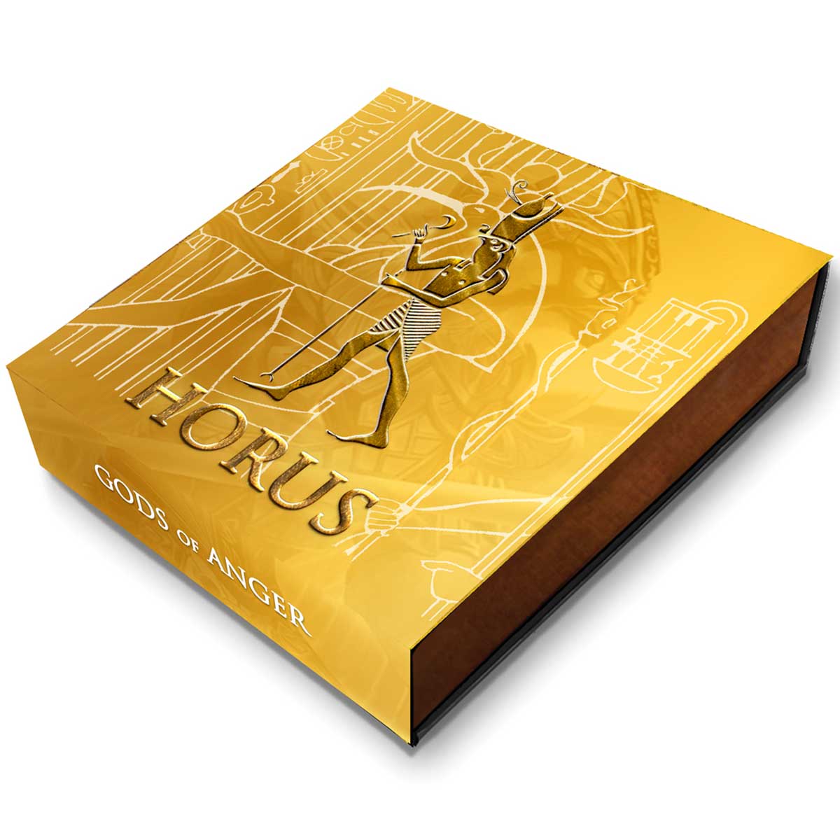 2020 - Horus Gods of Anger 2 oz Silver Coin With Gold Plating - Niue