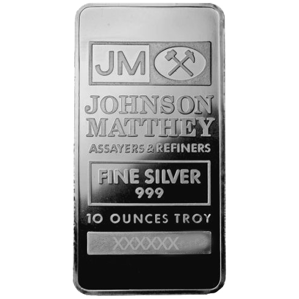 Buy 10 Oz Silver Bar Johnson Matthey Bar 10 Oz Jm Bar Silver Buy 10 Oz Silver Bar