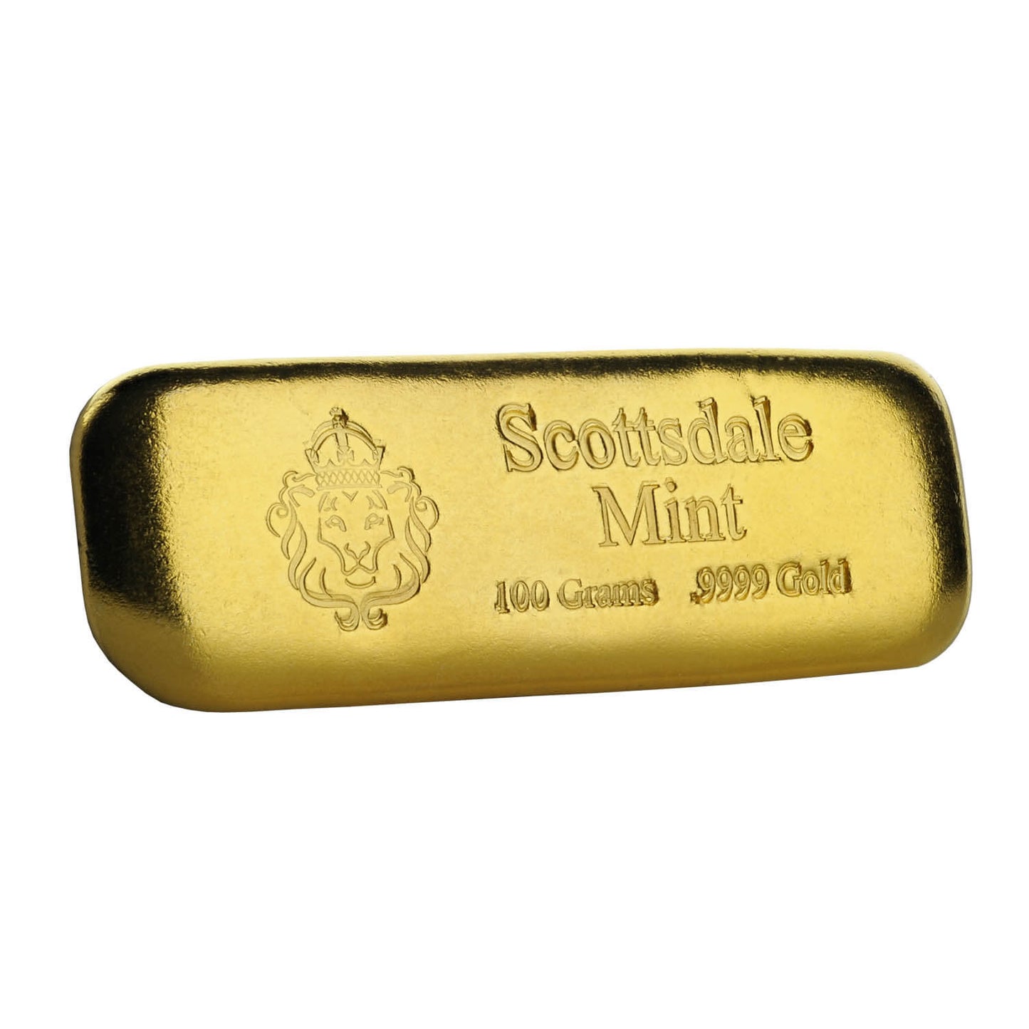 100 Gram Gold Bar - Scottsdale Mint - .9999 Au